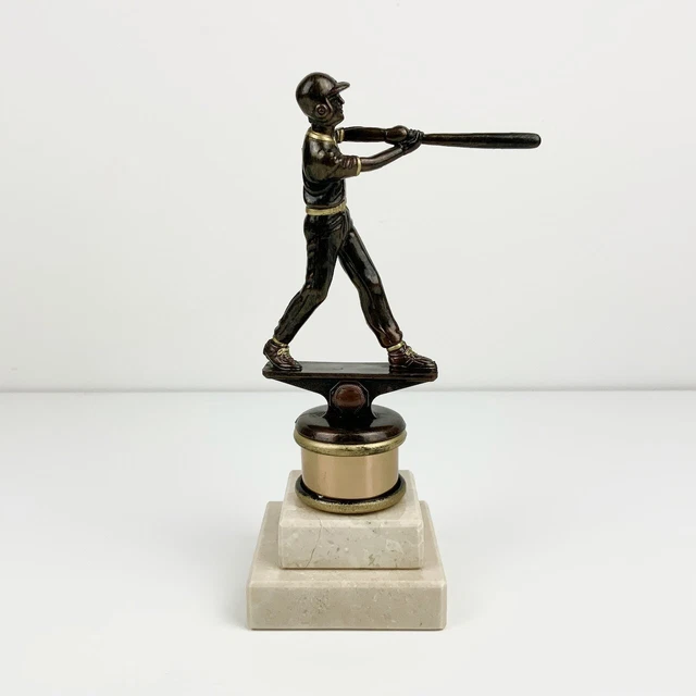For Baseball Lovers - Baseball Player Trophy with Marble Base - Player Statue