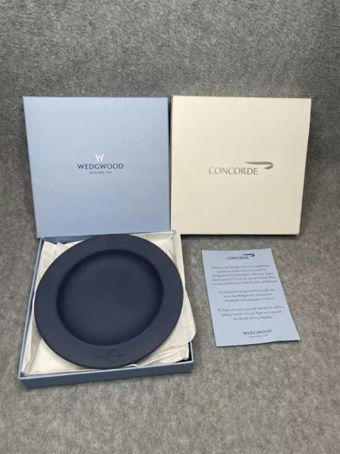 British Airways Concorde - Wedgwood Jasper collection dish in gift box with card