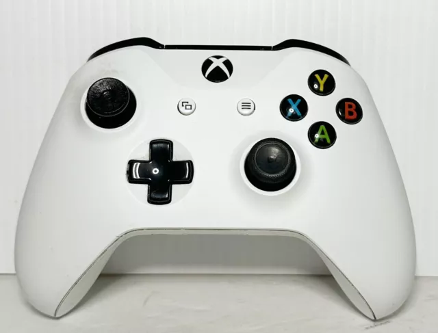 Microsoft Xbox One Wireless Model 1708 Controller White - No Battery Cover!