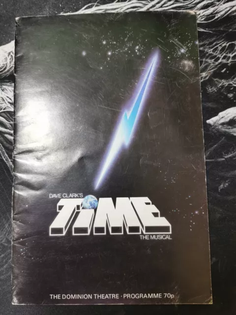 Souvenir Programme Dave Clark’s TIME THE MUSICAL 1986  Dominion Theatre London
