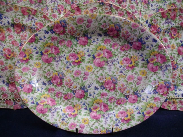 ROYAL WINTON GRIMWADES SUMMERTIME (c.1932+) SERVING PLATTER 11 3/8"- RARE!