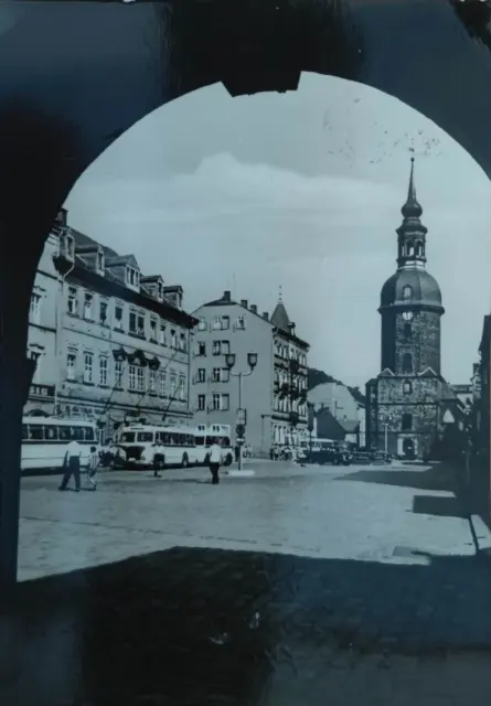 +Bad Schandau+ AK +Marktplatz+ 1966 +Reisebusse,KFZ+