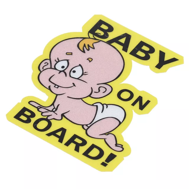 Baby On Board Car Truck Suv Window Bumper Vinyl Sticker Decal Warning Safety