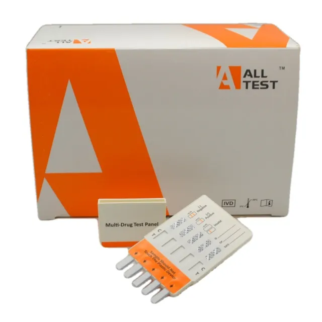 5 x NEW Surface Wipe Drug Screening kit ~ detects 10 drug residues on surfaces