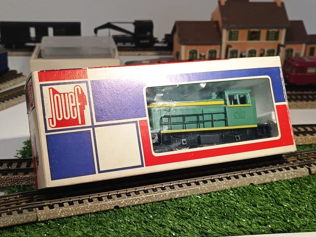 Locomotive Diesel Jouef HO 51130 Verte SNCF Éclairée - État Moyen