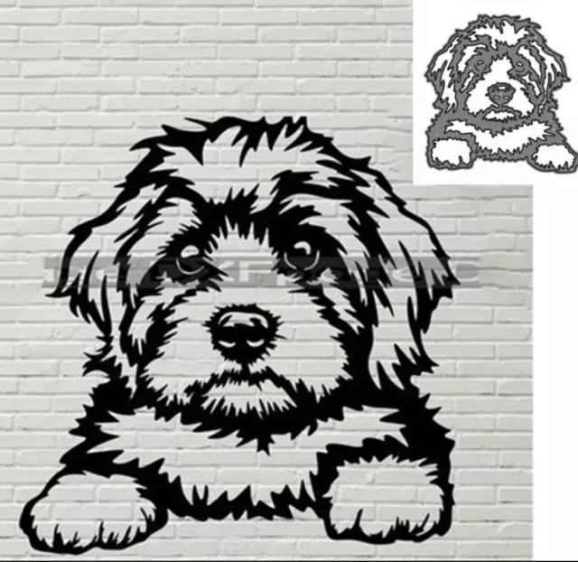 Puppy Dog Metal Cutting Die Stencil, Australian Seller
