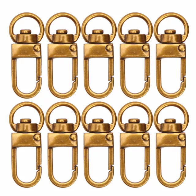 5/10Pcs Metal Lobster Claw Clasps Swivel Lanyards Trigger Hooks for Keychain Bag