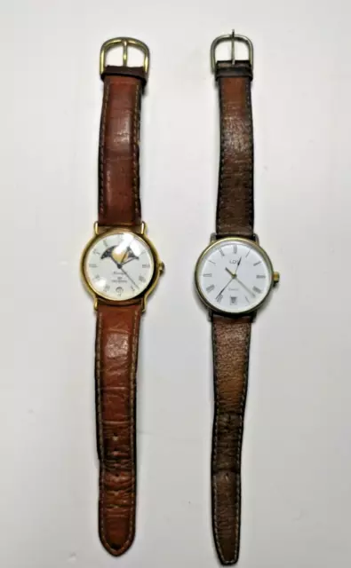 PRYNGEPS MOONLIGHT AND LOV tow Vintage Watchs Unique Brand