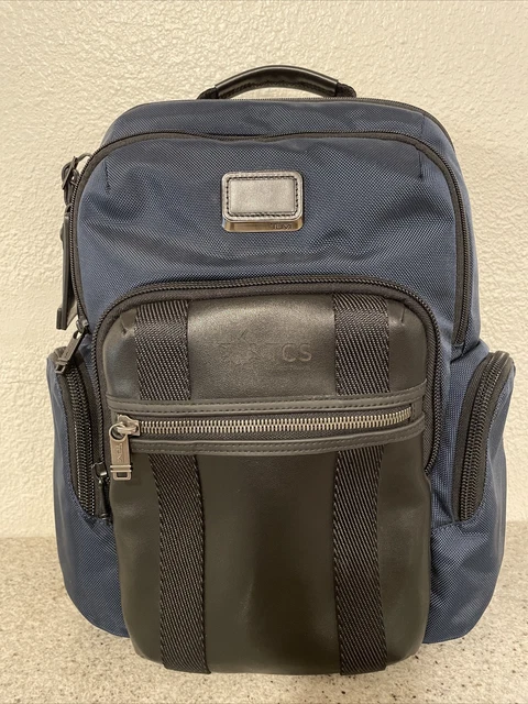 Tumi Alpha Bravo Nellis leather backpack