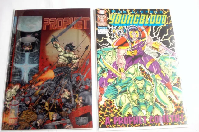 Youngblood #2 (First Appearance of Prophet), Prophet #0 Chromium VF Image Comics