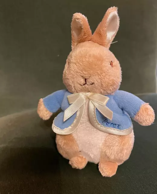 Beatrix Potter Peter Rabbit Rattle Beanie Soft Toys Baby by Frederick Warne 15cm