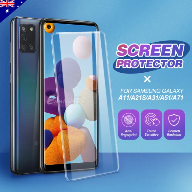2x Tempered Glass Screen Protector For Samsung Galaxy A11 A21s A31 A51 A71 5G