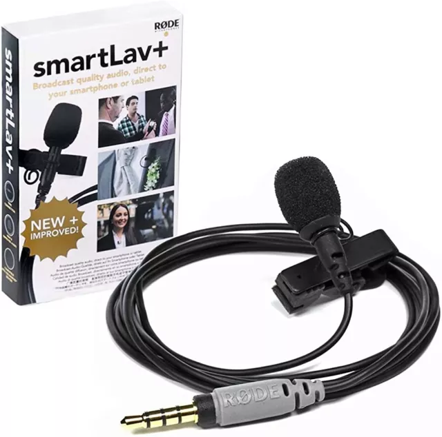 Rode SmartLav+ Smartphone Lavalier Microphone With Box