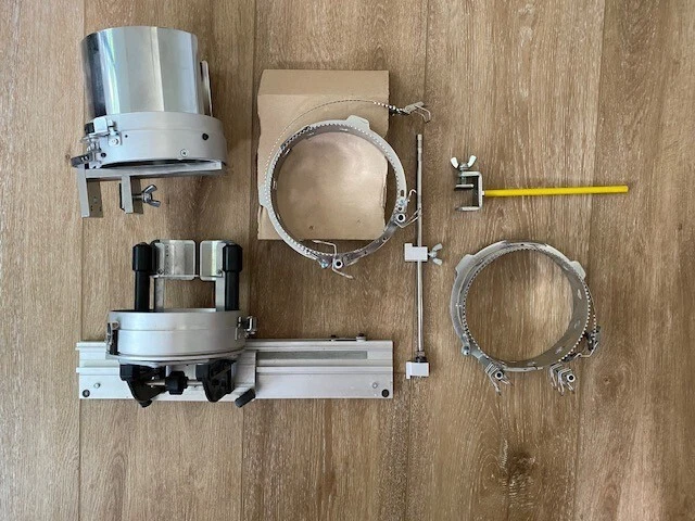 Tajima Embroidery Machine Cap Driver, 1x Wide Style Cap Gauge, 2x Hat Hoops