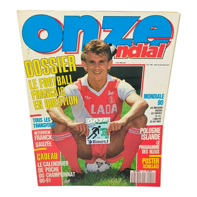 Ancien Magazine Football Foot Onze Mondial N 20 Août 77 1977