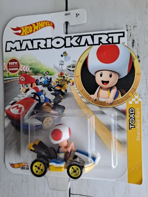 Carrinho Hot Wheels Mario Kart - Toad - Mattel Bazar Oliveira