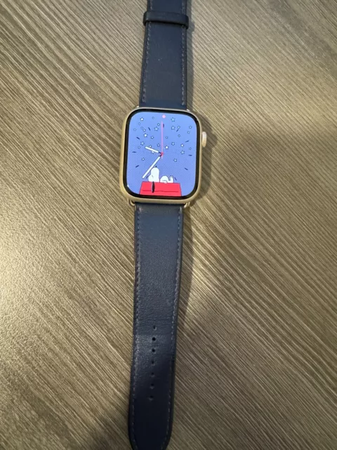Apple Watch Series 8 (GPS) 45 mm Hermès watch strap with Starlight Sport Band