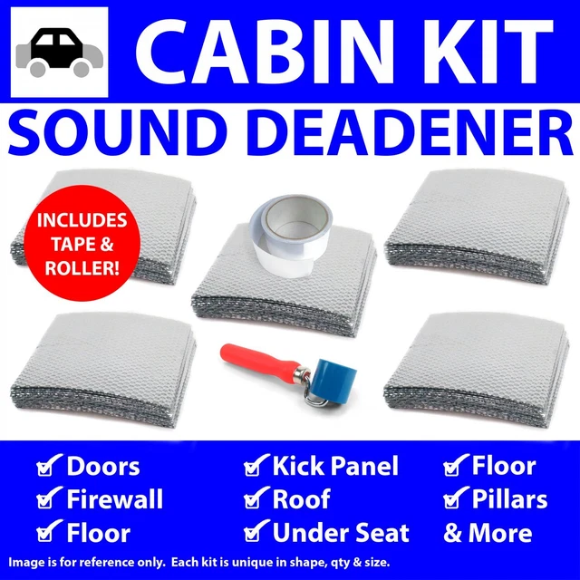 Heat & Sound Deadener Early Cars 1900 - 27 Cabin Kit + Tape, Roller 41052Cm2