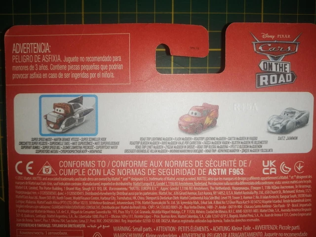 1 Lot 3 mini voitures cars racer Disney Pixar Mattel en metal neuf news 2023 6