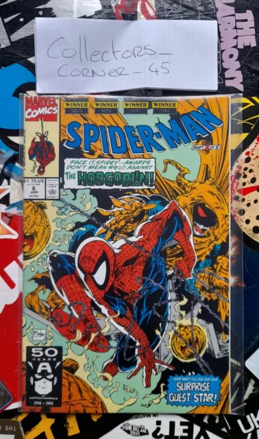Marvel Comics Spiderman The Hobgoblin! part 1 no. 6 January 1991