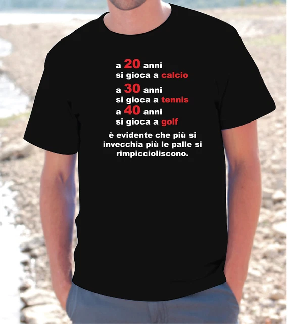 T-SHIRT MAGLIETTA S - M - L - XL " COMPLEANNO 40 ANNI " Uomo regalo festa party