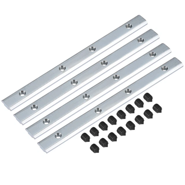 Connettore piatto dritto connettore legno per profilo di estrusione alluminio serie 3030 - 4 pz
