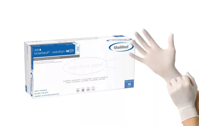 MaiMed Solution PF Nitril Handschuhe - 200er Spenderbox