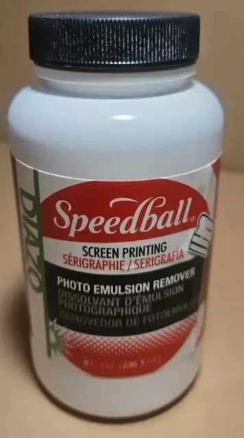 Speedball Diazo Photo Emulsion Remover 8 Ounce Bottle New Screen Printing