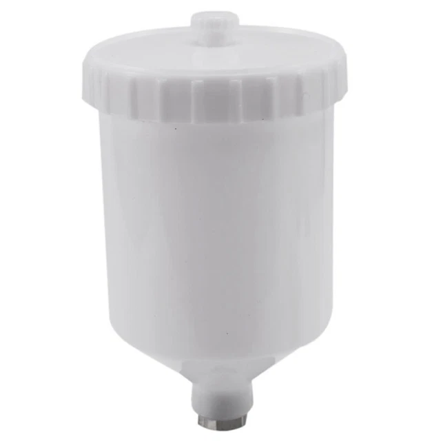 600 Ml Farbe Gieß Luft Sprüh Werkzeug Kunststoff Topf Gewinde Anschluss SprüW8X1