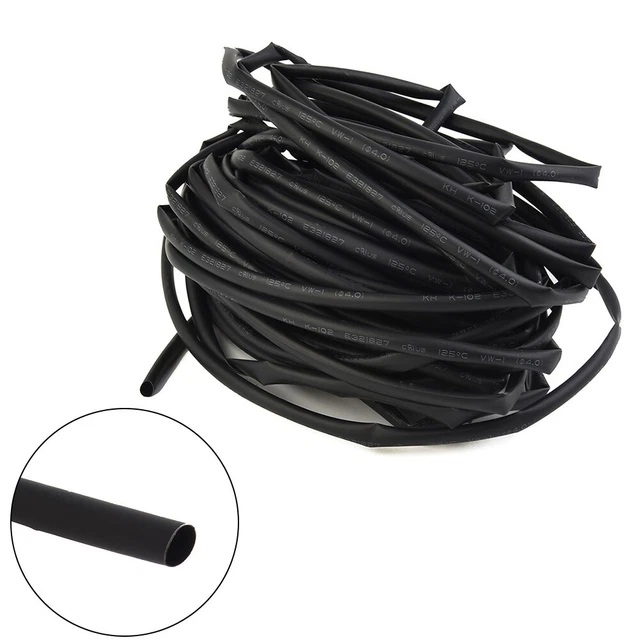 Tubo Pvc 32 Tubo Termoretraibile Nero In Poliolefina 2:1 - Diametro Interno 2,4" (60mm), Lunghezza 2 Piedi, Resistente Fino A 125°C Tubo Termoretraibile 60mm - Foto 5