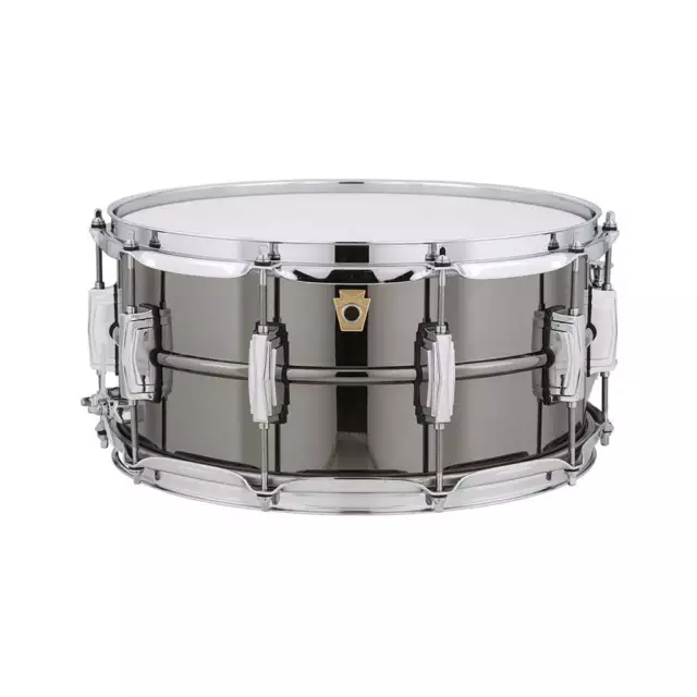 Ludwig LB417 6.5x14inch Black Beauty Snare Drum, Smooth Shell, Imperial Lugs