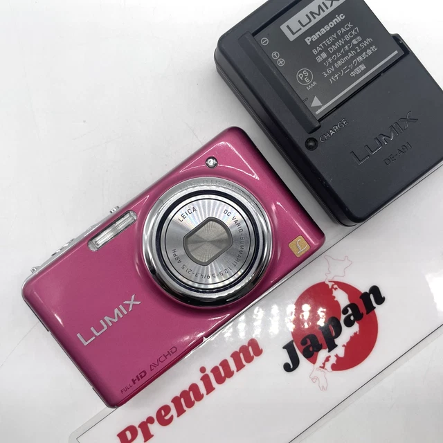 PANASONIC LUMIX DMC FX77 pink with SD card reader $229.10