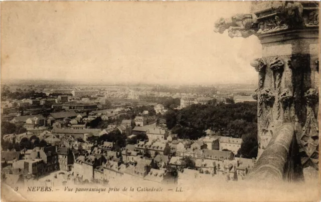 CPA AK NEVERS - Panoramic View of the Cathedral (355734)