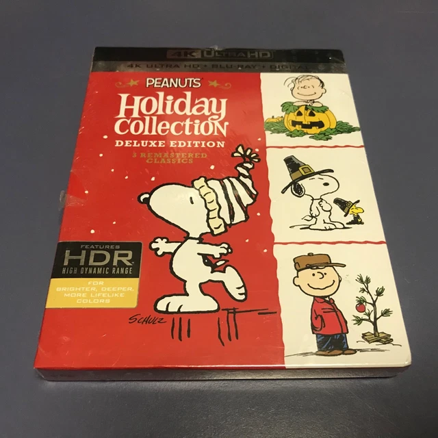 PEANUTS DELUXE HOLIDAY Collection [New 4K UHD Bluray] With BluRay, 4K