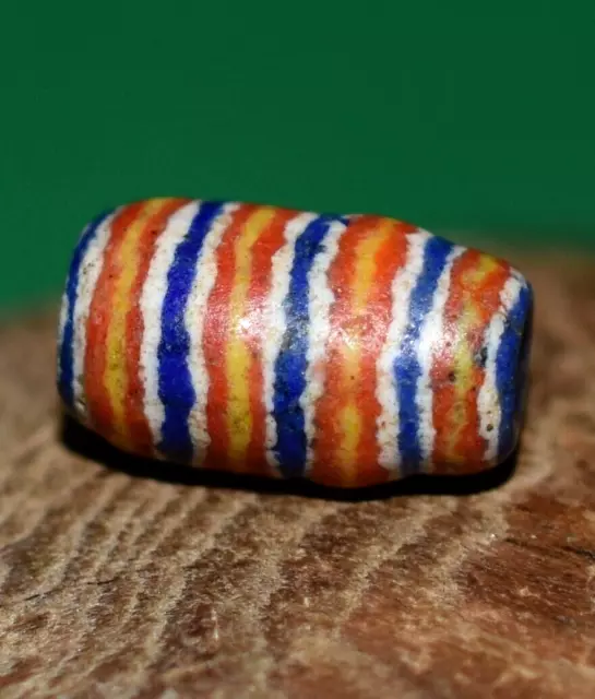 Rare Small Antique Kiffa Powder Glass Colorful Bead Mauritania Via African Trade