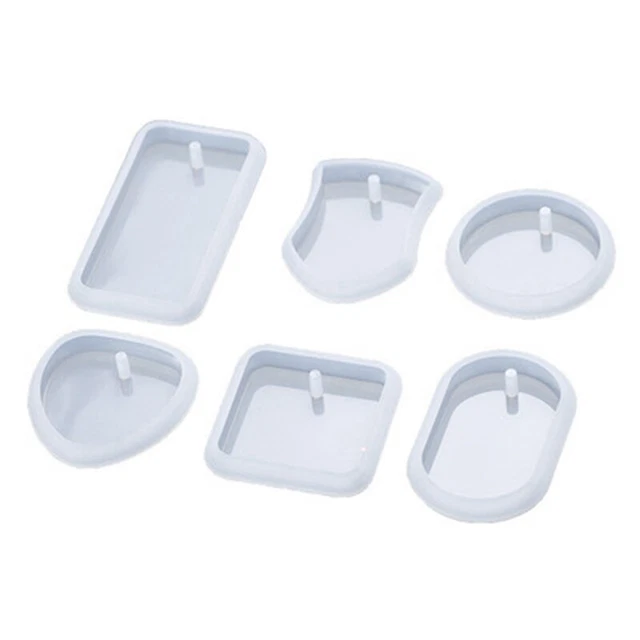 DIY Schl??Sselanh?Nger Anh?Nger Silikonform Set Kristall Epoxy Form Runde ReU6
