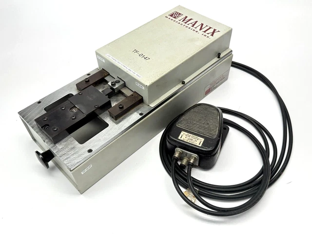 Manix Manufacturing SS-1A Pneumatic Single Stroke Position Lead Former w/ Pedal