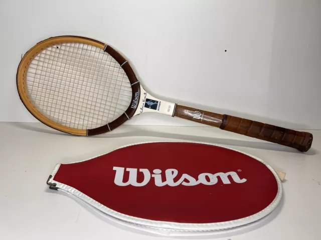 Vintage Holz Wilson Chris Evert Autogramm Pro Select Tennisschläger