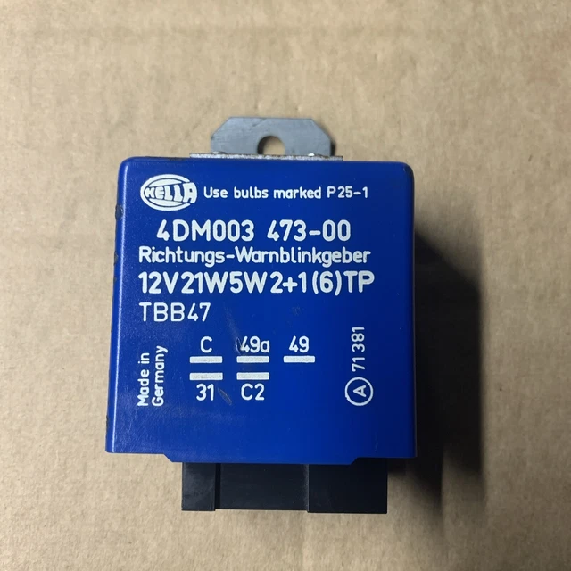 RANGE ROVER CLASSIC 12 Volt Hella Flasher Relay Stc195 4Dm003 473-00 £ ...