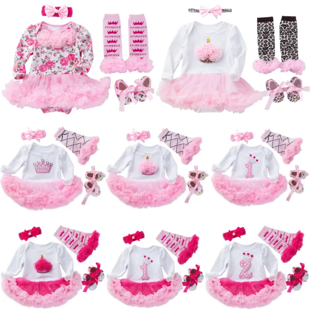 Tutù abito neonata neonata bambina neonata compleanno set costumi festa