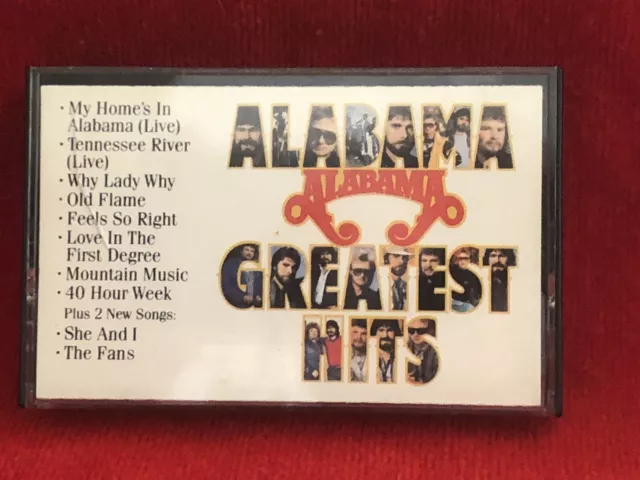 Alabama Greatest Hits (Cassette, 1986, RCA)