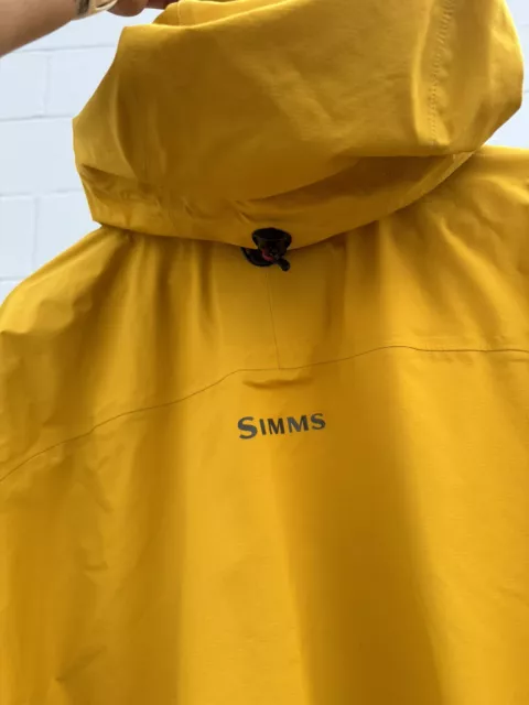 SIMMS FISHING RAIN Jacket Yellow-Men’s Size XL $130.00 - PicClick
