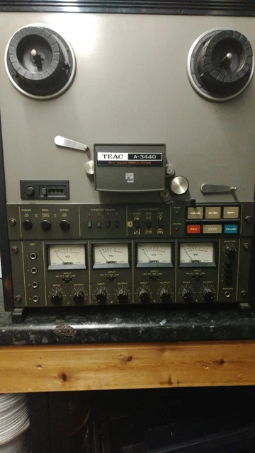 Magnétophone 4 Pistes TEAC A3440 - Occasion, Fonctionnel, Avec Marques D'usure
