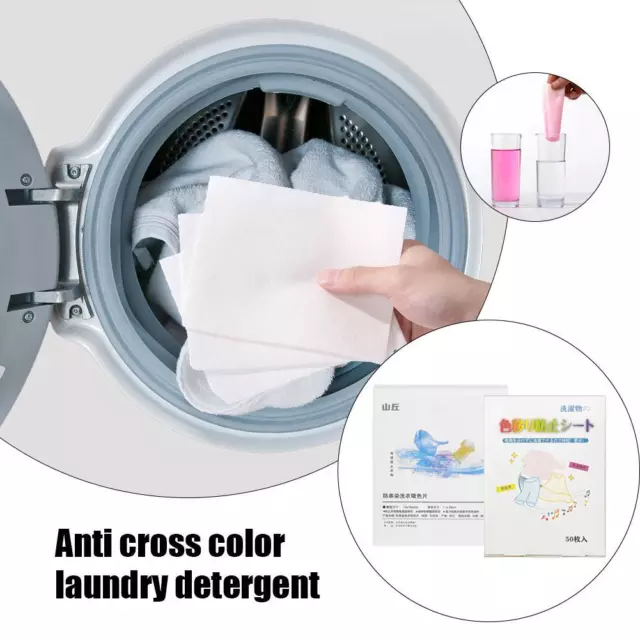 Anti-Staining Clothes Laundry Paper Anti-String Mixing Color Fil Absorption C1P2