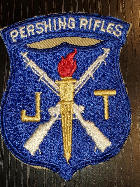 Pershing Rifles Ribbon WWII US ARMY Pershing Rifles JT National Guard ROTC Academy Patch L@@K ...
