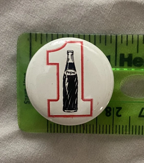 Vintage Pin Pinback Pepsi Cola Bottle #1