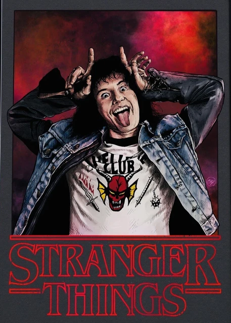 Colar Hellfire Club Stranger Things, colar Eddie Munson Pick, joias de