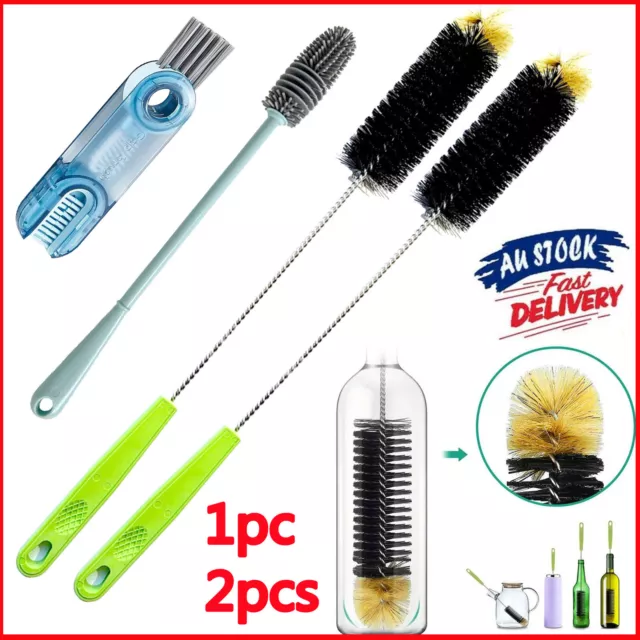 Long Handle Bottle Brush Cleaning Brushes Scrubbing Tool Cup Brush Kettle Brush