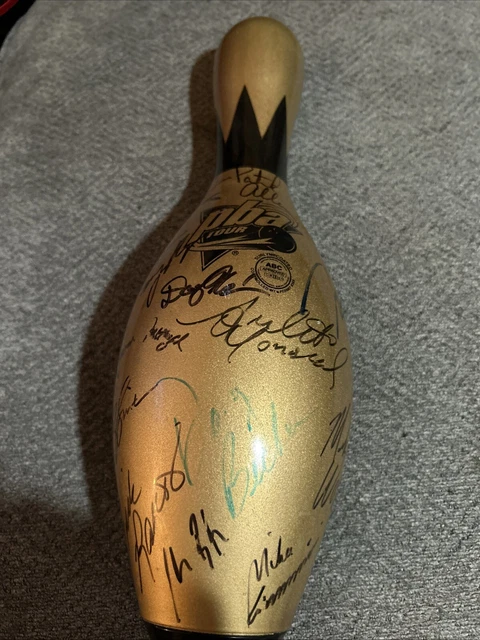 BRUNSWICK PBA TOUR Gold Bowling Pin Wibc - Abc Approved