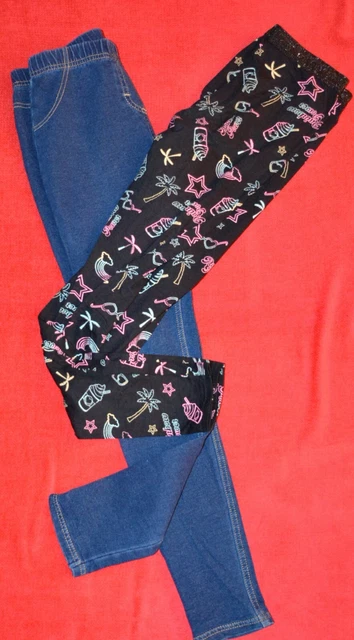 GIRLS CLOTHES BUNDLE  JUMPER LEGGINGS TOPS SHIRT TSHIRT AGE: 11-12 YEARS 8 iTEMS 10